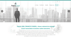 Desktop Screenshot of financeconseil.fr